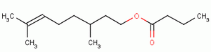 Citronellyl butyrate Structure,141-16-2Structure