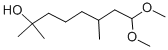 Hydroxycitronellal dimethyl acetal Structure,141-92-4Structure