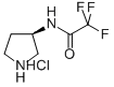 (3R)-(+)-3-(trifluoroacetamido)pyrrolidine hydrochloride Structure,141043-16-5Structure