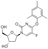 5-Fluoro-o4-(2,4,6-trimethylphenyl)-2-deoxyuridine Structure,141120-63-0Structure