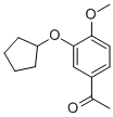 1-[3-(Cyclopentyloxy)-4-methoxyphenyl]ethanone Structure,141184-48-7Structure