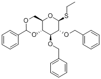 Ethyl 2,3-di-obenzyl-4,6-o-benzylidene-b-dthioglucopyranoside Structure,141263-01-6Structure