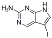 5-Iodo-7h-pyrrolo[2,3-d]pyrimidin-2-amine Structure,1416354-36-3Structure