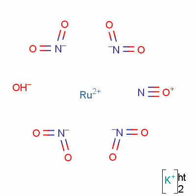 Potassium hydroxytetranitronitrosylruthenate(ii) Structure,14167-09-0Structure