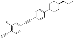 Benzonitrile,2-fluoro-4-[[4-(4-propylcyclohexyl)phenyl]ethylnyl]-,trans- Structure,141743-43-3Structure