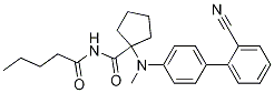 N-[(2’-cyano[1,1’-biphenyl]-4-yl)methyl]-1-[(1-oxopentyl)amino]cyclopentanecarboxamide Structure,141745-71-3Structure