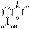 3,4-Dihydro-4-methyl-3-oxo-2h-1,4-benzoxazine-8-carboxylic acid Structure,141762-02-9Structure