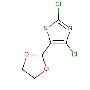 2,4-Dichloro-5-(1,3-dioxolan-2-yl)thiazole Structure,141764-85-4Structure