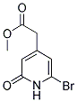 Methyl 6-bromo-1,2-dihydro-2-oxo-4-pyridineacetate Structure,141807-52-5Structure