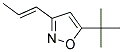 Isoxazole, 5-(1,1-dimethylethyl)-3-(1-propenyl)-, (e)-(9ci) Structure,141853-78-3Structure