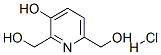 3-Hydroxy-2,6-di(hydroxymethyl)pyrridine hydrochloride Structure,14187-25-8Structure