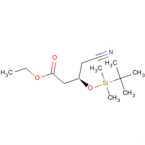 (R)-ethyl 3-(tert-butyldimethylsilyloxy)-4-cyanobutanoate Structure,141942-82-7Structure