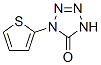 1-Thien-2-yl-1,4-dihydro-5h-tetrazol-5-one Structure,141946-05-6Structure