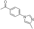 1-(4-(4-Methyl-1h-imidazol-1-yl)phenyl)ethanone Structure,142161-53-3Structure