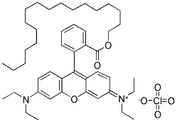 Rhodamine b octadecyl ester perchlorate Structure,142179-00-8Structure