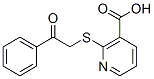 2-[(2-Oxo-2-phenylethyl)thio]nicotinic acid Structure,142221-23-6Structure