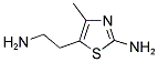 5-(2-Aminoethyl)-4-methylthiazol-2-amine Structure,142437-67-0Structure