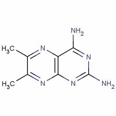 2,4-Diamino-6,7-dimethylpteridine Structure,1425-63-4Structure