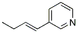 Pyridine, 3-(1-butenyl)-, (e)-(9ci) Structure,142505-11-1Structure