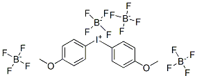 Di(p-anisyl)iodonium tetrafluoborate Structure,1426-58-0Structure