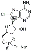 Sodium (4ar,6r,7r,7as)-6-(6-amino-8-chloro-9h-purin-9-yl)-7-hydroxytetrahydro-4h-furo[3,2-d][1,3,2]dioxaphosphinin-2-olate 2-sulfide Structure,142754-27-6Structure