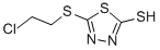 5-[(2-Chloroethyl)thio]-1,3,4-thiadiazole-2-thiol Structure,142826-71-9Structure