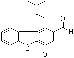 Clausine d Structure,142846-95-5Structure