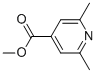 2,6-Dimethylpyridine-4-carboxylic acid methyl ester Structure,142896-15-9Structure