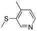 Pyridine, 4-methyl-3-(methylthio)-(9ci) Structure,142918-39-6Structure