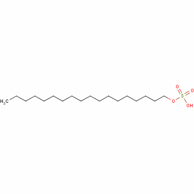 Octadecyl hydrogen sulphate Structure,143-03-3Structure