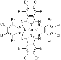 Pigment Green 36 Structure,14302-13-7Structure