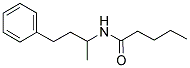 N-(1-methyl-3-phenylpropyl)-n-valeramide Structure,143086-32-2Structure