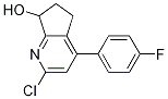 2-Chloro-4-(4-fluorophenyl)-6,7-dihydro-5h-cyclopenta[b]pyridin-7-ol Structure,143214-13-5Structure