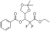 (R)-1-((r)-2,2-dimethyl-1,3-dioxolan-4-yl)-3-ethoxy-2,2-difluoro-3-oxopropyl benzoate Structure,143234-90-6Structure