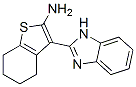 3-(1H-benzoimidazol-2-yl)-4,5,6,7-tetrahydro-benzo[b]thiophen-2-ylamine Structure,143361-89-1Structure