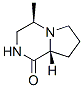 Pyrrolo[1,2-a]pyrazin-1(2h)-one, hexahydro-4-methyl-, (4r-cis)- (9ci) Structure,143393-98-0Structure