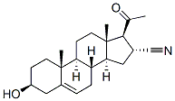 5-Pregnen-3beta-ol-20-one-16alpha-carbonitrile Structure,1434-54-4Structure