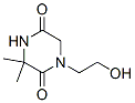 2,5-Piperazinedione,1-(2-hydroxyethyl)-3,3-dimethyl-(9ci) Structure,143411-86-3Structure