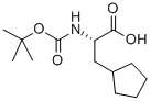 (S)-2-tert-butoxycarbonylamino-3-cyclopentyl-propionic acid Structure,143415-31-0Structure