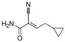 2-Butenamide, 2-cyano-4-cyclopropyl- Structure,143420-54-6Structure