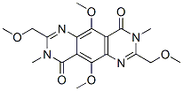 Pyrimido[4,5-g]quinazoline-4,9-dione, 3,8-dihydro-5,10-dimethoxy-2,7-bis(methoxymethyl)-3,8-dimethyl- Structure,143430-33-5Structure