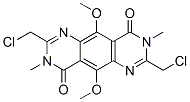 Pyrimido[4,5-g]quinazoline-4,9-dione, 2,7-bis(chloromethyl)-3,8-dihydro-5,10-dimethoxy-3,8-dimethyl- Structure,143430-34-6Structure