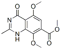 7-Quinazolinecarboxylic acid, 1,4-dihydro-5,8-dimethoxy-2-methyl-4-oxo-, methyl ester (9ci) Structure,143430-43-7Structure