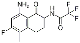 N-(8-amino-6-fluoro-5-methyl-1-oxo-1,2,3,4-tetrahydronaphthalen-2-yl)-2,2,2-trifluoroacetamide Structure,143655-60-1Structure