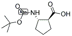 (1S,2s)-boc-2-aminocyclopentane carboxylic acid Structure,143679-80-5Structure