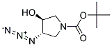 Trans-3-azido-4-hydroxy-pyrrolidine-1-carboxylic acid tert-butyl ester Structure,143700-05-4Structure