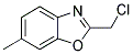 2-(Chloromethyl)-6-methyl-1,3-benzoxazole Structure,143708-33-2Structure