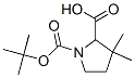 3,3-Dimethyl-1-{[(2-methyl-2-propanyl)oxy]carbonyl}proline Structure,143979-40-2Structure