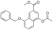 4-(Acetyloxy)-8-(phenylmethoxy)-2-naphthalenecarboxylic acid methyl ester Structure,144003-45-2Structure