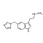 N-methyl-2-[5-(1h-1,2,4-triazol-1-ylmethyl)-1h-indol-3-yl]ethanamine Structure,144034-84-4Structure